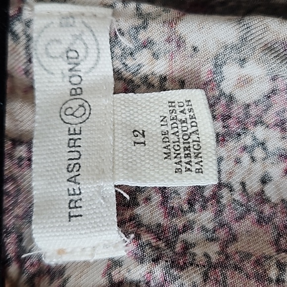 Treasure and Bond, Strappy Girls Romper, Brownish Flowers,Size 12 ,NWOT - Picture 5 of 8